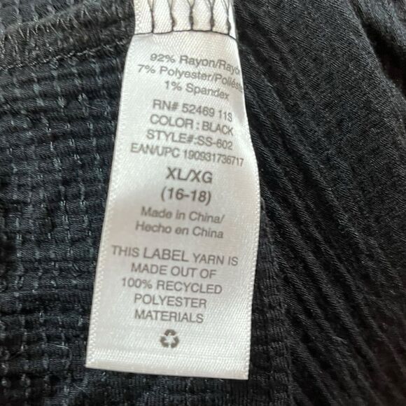 NWT Scoop Women’s Waffle Knit Ruffle Mini Dress, Size XL - Picture 6 of 8